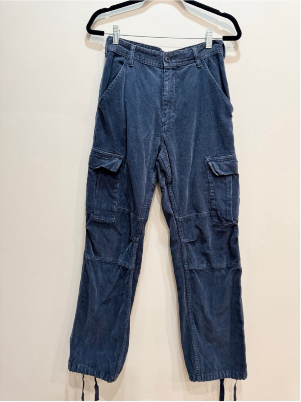 J. Galt Brandy Melville Corduroy Cargo Pants Small Utility Grunge Skater